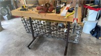 Workshop Table 4ftx2ftx3 1/2 ft