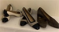 Lot of 3 Pair of "Salvatore Ferragamo" Shoes