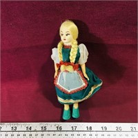 Vintage Doll (Made In Italy) (6 1/4" Tall)