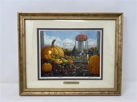 Framed "Pumpkin Days" Print