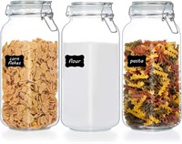 READ! 78oz Vtopmart Glass Food Storage Jars  2 Pac