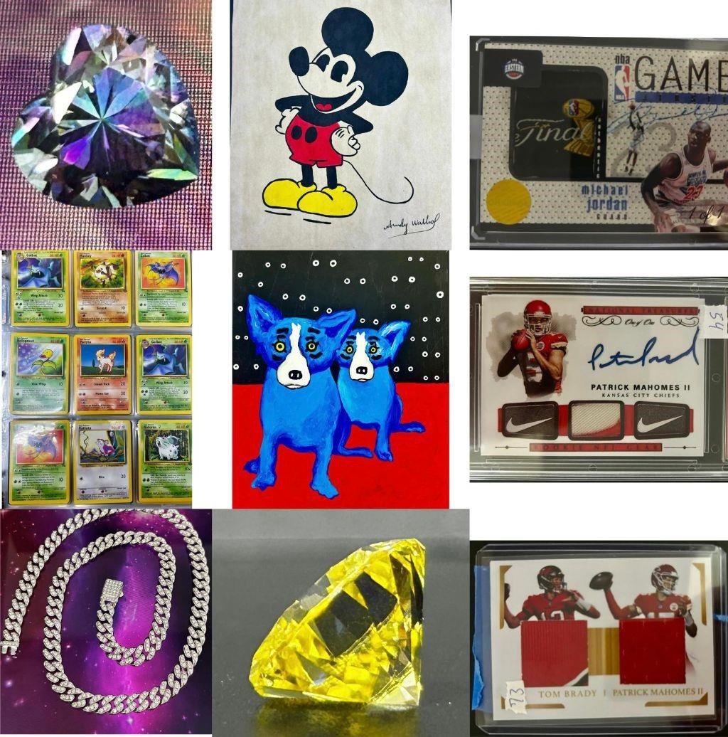 Fine Art, Coins, Jewelry, Gemstones, Sport Cards & More 2*