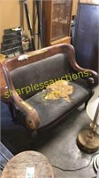 Antique love seat