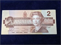 1986 Canada Two Dollar Bill