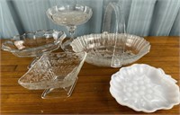 Assorted Vintage Glass Items (5pcs)