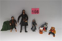 Lord Of The Rings & Kung Fu Panda Figures