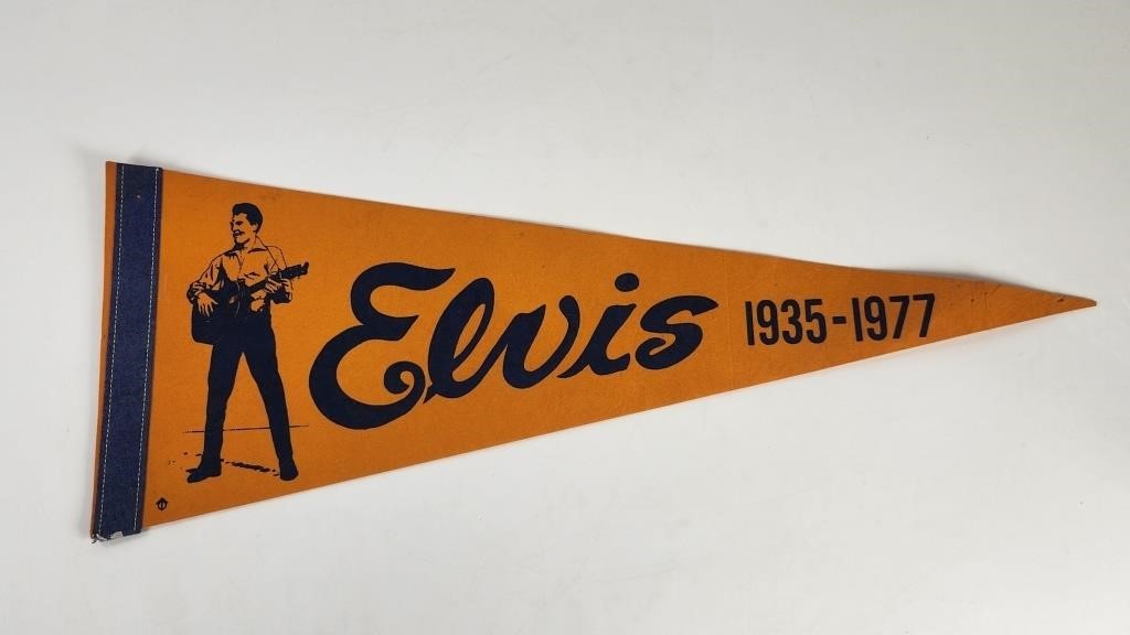 1977 ELVIS FELT PENNANT