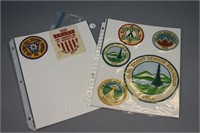 (7) Girl Scout Round-up patches