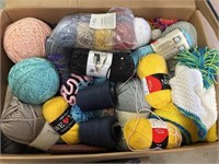 Yarn, Hats, Thread, and More 
- box is 25” x 18”