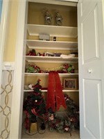 Christmas Closet- Lots of Christmas