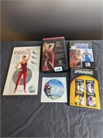 Lot of Workout DVD's / VHS/Books