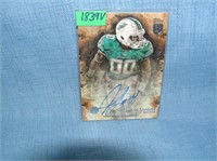 Jarvis Landry autographed rookie football card