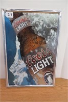 13x19" Coors Light Beer Sign
