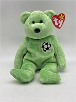 Vintage TY Beanie Baby Kicks the Bear