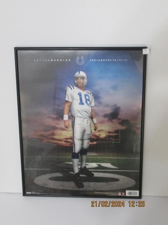 June 2024 Football Collectibles - Manning, Broncos