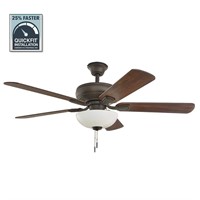 Hampton Bay Rothley II 52 in. Indoor LED Bronze Ce