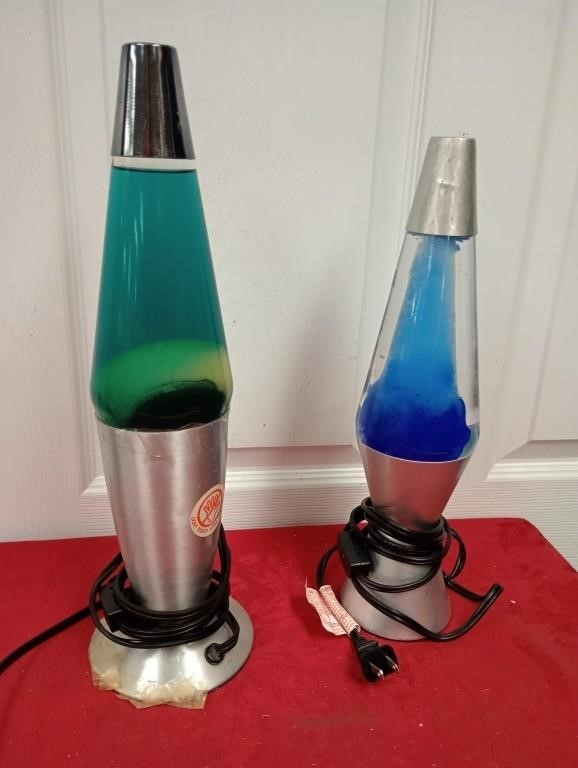 2 lava lamps NO SHIPPING