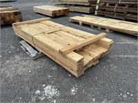 (684) LF Of Cedar Lumber Mixed Sizes