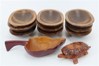 Wooden Ware Tray Lot