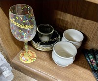 WINE GLASS - CUPS - ETC.