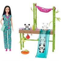 20 Pieces Barbie Panda Care & Rescue Playset