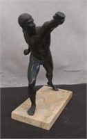 Vintage Bronze Statue on Marble