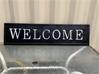 METAL WELCOME SIGN
