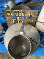 Milk Strainer/ "We Use The De Lava" Sign &