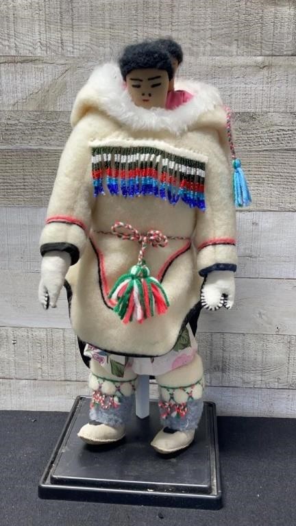 Handmade Inuit Doll 18"