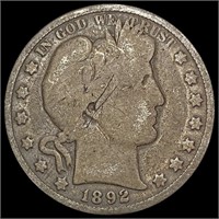 1892-O Barber Half Dollar NICELY CIRCULATED