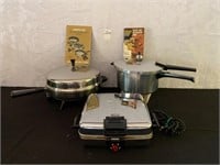 Presto Pressure Cooker, Electric Skillet, Waffle