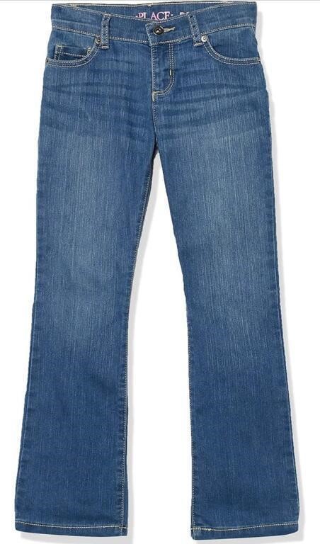THE CHILDREN'S PLACE GIRLS BASIC BOOTCUT JEANS