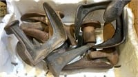 BOX LOT OF VINTAGE BOOT MAKERS SHOE LASTS