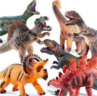 TEMI 7 Piece Jumbo Dinosaur Toys