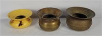 3 Vintage Spittoons