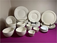 White Ceramic Pottery Barn, Tuxton + Dinnerware