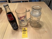 Lance Mug, Coke Tarheels, Snowman Jar