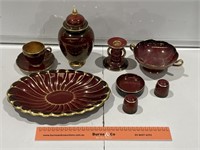 Assorted CARLTON WARE Inc. Rouge Royale