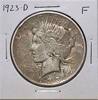 1923-D Peace Dollar F