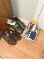 DREW ORTHOTIC SHOES SZ 11, SLIPPERS, FLASHLIGHTS,