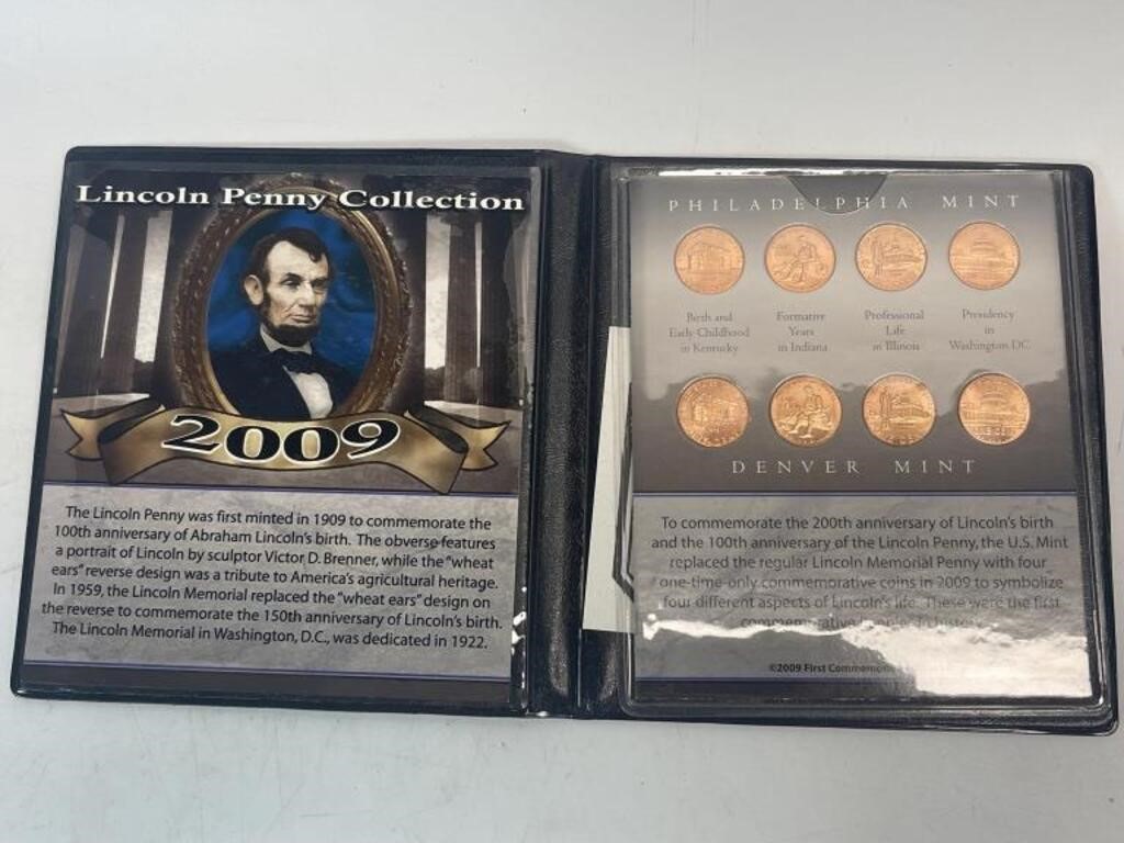 Lincoln Penny Collection 2009