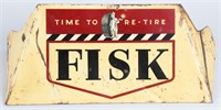 FISK TIN TIRE DISPLAY SIGN