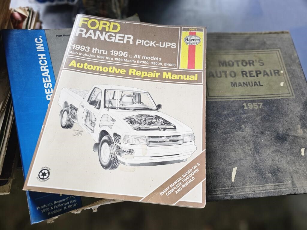 1993-96 Ford Ranger Repair Manual and more