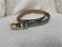 Tony Lama Leather Belt Sz 38