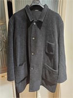 Men's Repp Bulgaria Wool Coat