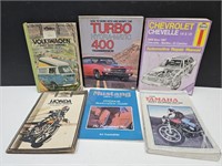 Lot of VTG Motorcycle & Car Manuals