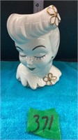 Glamour Girl Head Vase-Nippon