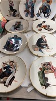 Norman Rockwell Plate Lot