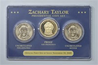 4 - Presidential Dollar 3 Coin Sets $12FV