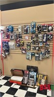 Wall of Motorcycle Hwy Pegs, Clearance Lights, RT